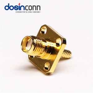 4 Lỗ Mặt Bích Isolated <span class=keywords><strong>SMA</strong></span> RF Antenna PCB Nối - Product Image 4