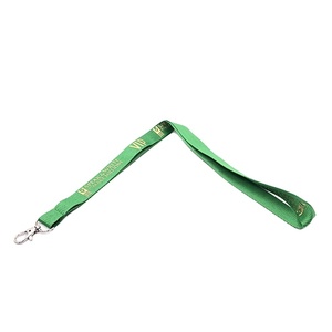 Customizable Green Print <b>Polyester</b> Promotional <b>Lanyards</b> for Personalization - Product Image 5