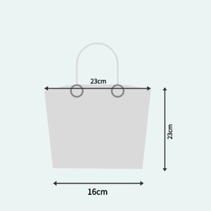 กระเป๋าถักไหมพรมทรงถังแบบสะพายไหล่เดียว สไตล์ลำลอง - Product Image 6
