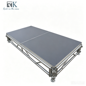 เวทีอลูมิเนียมแบบพกพา รูปทรงสี่เหลี่ยมผืนผ้า สำหรับงานกลางแจ้งและในร่ม - Product Image 1