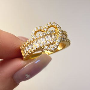 Cincin Perak Sterling S925 Elegan Grosir dengan Aksen Berlian untuk Cincin Kawin, Janji, dan Pesta, Pemasok Perhiasan Langsung - Product Image 4