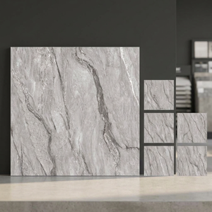 Marfil Bianco 2x2feet Glossy Porcelain Tiles Marble Inspired Premium Interior Flooring 8mm Thickness - Product Image 4