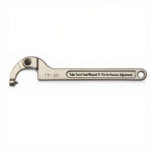 Llave giratoria con gancho de 15-35 mm y punta redonda para ajustes de precisión - Product Image 2