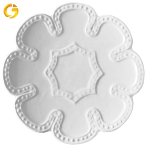 <span class=keywords><strong>Set</strong></span> di <span class=keywords><strong>Piatti</strong></span> in Ceramica Goffrata all'Ingrosso, Servizio di <span class=keywords><strong>Porcellana</strong></span> Incisa per Matrimoni - Product Image 5