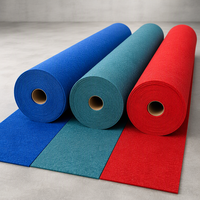 Tapis en polyester non tissé aiguilleté à boucles, antidérapant, pour extérieur et intérieur, décoratif, sur mesure, couleur personnalisable