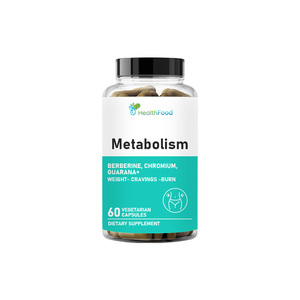 Complément Alimentaire OEM en Gros pour le Contrôle du Poids, Booste l'Énergie, Brûle les Graisses, Capsules Végétariennes avec Berbérine, Capsules pour le Métabolisme Adulte - Product Image 1