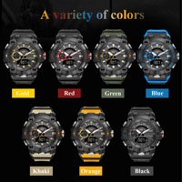 Jam Tangan Olahraga Digital Jam Tangan Digital LED Pria Jam Tangan Mewah Kasual Kebugaran Elektronik Multifungsi Modis Luar Ruangan Tahan Air Relojes