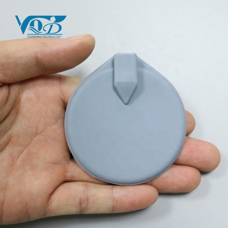 2er-Pack Elektrodenpads – 95 Mm Rund, Weiches Silikon, Für TENS / EMS-Geräte – Selbstklebend, Wiederverwendbar
