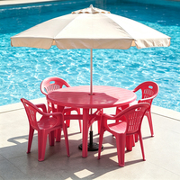 Chaise de jardin en PE durable et légère, fauteuil de camping extérieur confortable, idéal pour hôtel, appartement, patio, pelouse, jaune, portable