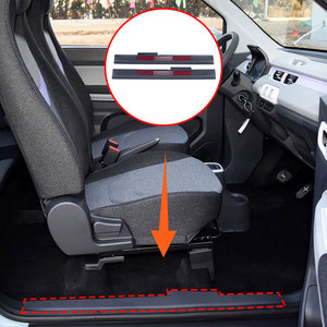 Panneau de protection de seuil de porte en acier inoxydable chromé anti-rayures pour Chery <span class=keywords><strong>QQ</strong></span> Ice Cream 2022, accessoires décoratifs extérieurs pour voiture - Product Image 1
