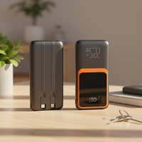 Batterie externe multi-ports grande capacité 20000mAh, batterie Li-polymère, charge rapide PD20W, quatre ports USB Type C, chargeur de batterie portable