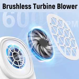 Aspirateur à poussière pour ongles, aspirateur compact à ventilateur pour débutants, machine puissante d'aspiration de la poussière, outil de manucure et pédicure pour acrylique - Product Image 2