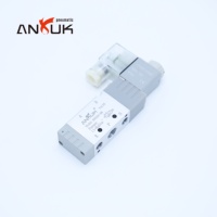 ANRUK 4V430-15 Électrovanne 5 Voies DC12V 1/8 BSP 5 Ports 2 Positions avec Suppression des Surtensions pour Équipement de Laboratoire