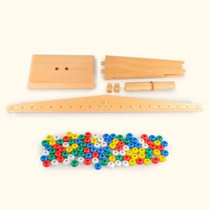 Materiali Montessori: Bilancia in Legno per Bambini con Perline, Gioco Matematico Educativo, Ausili Didattici, Giocattoli Sensoriali per l'Apprendimento dei Bambini - Product Image 4