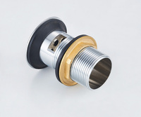 G1-1/4 "Bad Bad zubehör Pull-Lift Gefäß Waschbecken Plug Drain Basin Abfall mit Überlauf loch