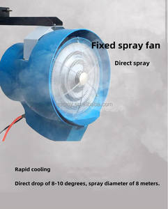 Sistem Fogger Pertanian Kipas Pendingin Kabut Tenaga Listrik Pelembap Udara Peternakan Unggas Rumah Kaca Restoran Baru Bekas - Product Image 5