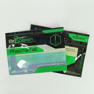 Bolsa de Mylar personalizada, señuelo de pesca, bolsas de plástico Grub, señuelo, ventana transparente, bolsa con cremallera sellada en tres lados con agujero redondo - Product Image 4