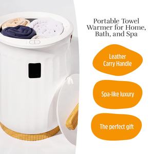 سخان مناشف هادئ التشغيل - مجفف كهربائي منخفض الضوضاء مع مؤقت ووظيفة ضبط درجة الحرارة - Product Image 2