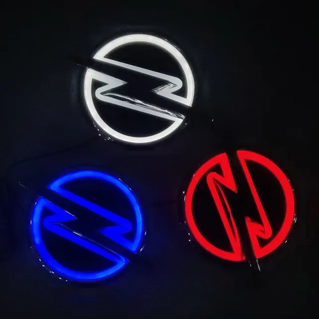 Custom Logo 5D Auto Light LED Lamp New Condition Beacon Lights Front Logo Badge Car Grille Emblem for Vehicles