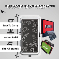 Support de tablette et de téléphone flexible pour voyage en avion, support de bureau flexible et pliable