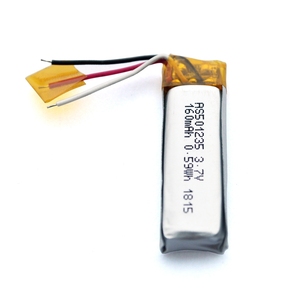 CB KC BIS UN38.3 certificate approved 160 mah 3,7 v lithium polymer battery 501235 LiPo battery for smart watch - Product Image 4