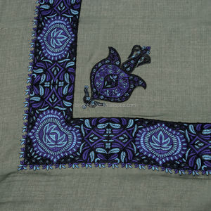 Scialle Yemeni arabo personalizzato con velo Shemagh ricamato a mano Kashmiri <span class=keywords><strong>Sufi</strong></span> arabi da uomo sciarpa Masar musulmano cappello - Product Image 4