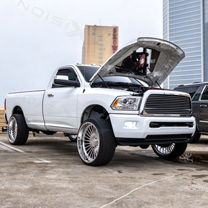 Jantes forgées pour pick-up de 22, 24 et 26 pouces, 8x170, 8x180, 8x165.1, jantes à fond profond polies, couleur personnalisée pour Ford F-250, RAM 2500, GMC Sierra - Product Image 2