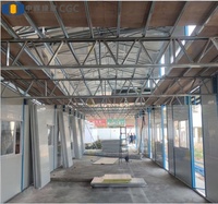 Maisons préfabriquées CGCH à structure robuste, entrepôts préfabriqués à bas prix, maisons conteneurs avec salle d'activités en tôle d'acier colorée