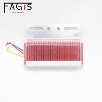 Phares latéraux pour camion, LED rouge, 12V/24V, lampe clignotante automatique, usine