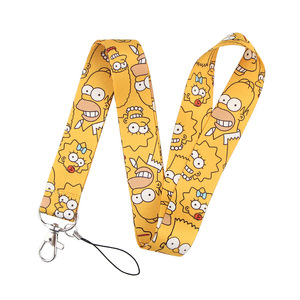 Customizable Nylon Fabric Lanyard with ID Card Holder & Dog Hook Washable