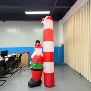 Arche gonflable de 2,4 mètres de haut avec logo de dessin animé festif, accessoire photo et décoration de Noël gonflable - Product Image 5