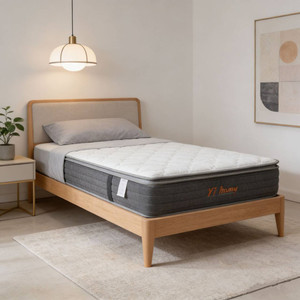 Colchones Comprimidos con Muelles Ensacados, Tamaño Individual, Espuma Viscoelástica, Colchón Moderno de <span class=keywords><strong>90</strong></span> x 200 <span class=keywords><strong>cm</strong></span>, 100 x 200 <span class=keywords><strong>cm</strong></span> en Caja - Product Image 1