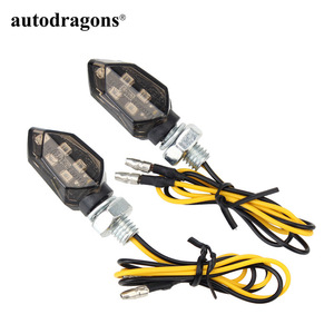 Luz Intermitente LED para Motocicleta, 6 LED 2835SMD, Lámpara Brillante Universal para Motocicleta, Luz Intermitente LED Ámbar - Product Image 5