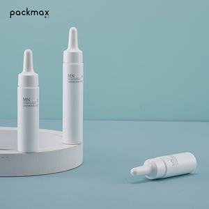 PE white sample <b>bottles</b> <b>10ml</b>-20ml for lotion & serum – travel trial cosmetic containers - Product Image 2