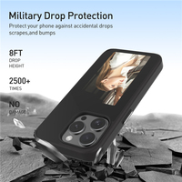 Casing Ponsel Pintar Layar E-Ink NFC untuk iPhone 13 14 15 Plus Pro Max, untuk casing iPhone 15 dengan Layar di Bagian Belakang