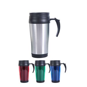 Vaso Térmico de Doble Pared con Asa 2026 para Viajes y Coche, Vaso Clásico con Asa para Uso Doméstico - Product Image 1