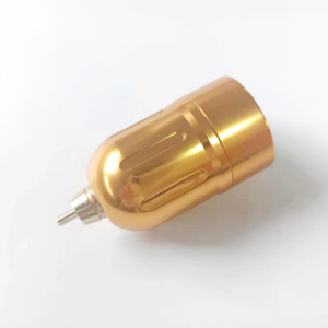 แหล่งจ่ายไฟไร้สายสำหรับเครื่องสัก 1700mAh แบตเตอรี่ลิเธียม ตัวเครื่องอะลูมิเนียมอัลลอยด์ขนาดเล็ก สำหรับช่างสักมืออาชีพ ใช้ในสตูดิโอ - Product Image 4
