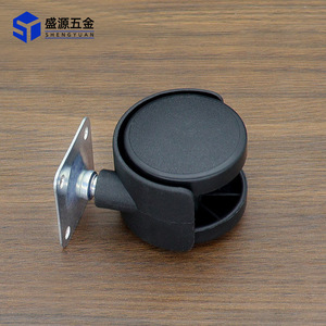 Shengyuan 1.5 Inch Flat Bed Silent Universal Caster <b>Wheel</b> <b>For</b> Furniture <b>Tables</b> Cabinets Chairs - Product Image 1