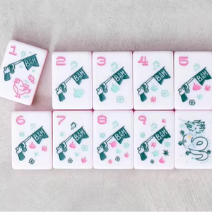 Ensemble de tuiles de mahjong américain de qualité supérieure OEM |   Vente en gros directe d'usine de Mahjong - Product Image 1