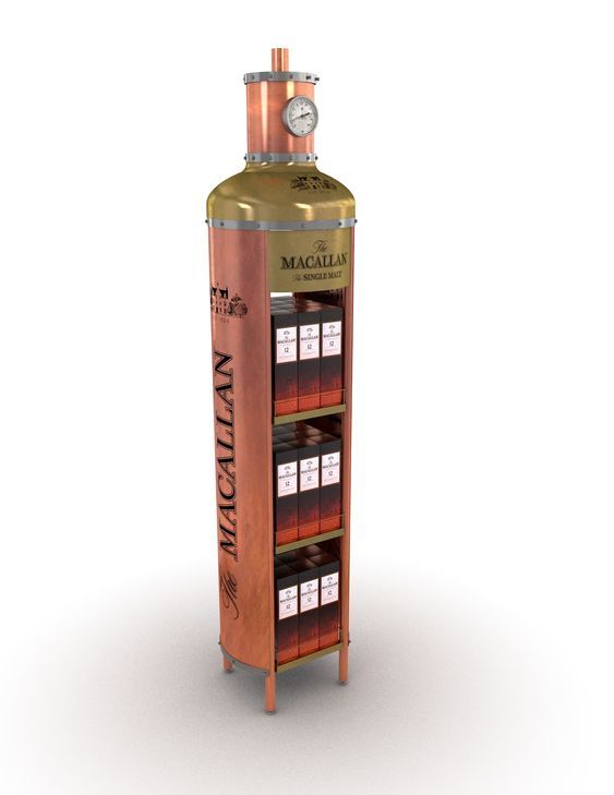 Supermarket Metal Beverage Beer Can Wine Soft Drink Floor Display Stand, Liquor Store Bottle Wine Display Rack — view 2