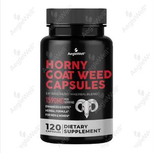 AegleWell OEM Horny Goat Weed pour <span class=keywords><strong>l</strong></span>'amélioration masculine Complexe 1590 mg avec Tongkat Ali, Saw Palmetto Extract for Stamina & Energy - Product Image 1