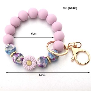 Envío Rápido: Pulsera <span class=keywords><strong>de</strong></span> Silicona con Borla <span class=keywords><strong>de</strong></span> <span class=keywords><strong>Cuero</strong></span> y Llavero <span class=keywords><strong>de</strong></span> Mano Libre para Llaves <span class=keywords><strong>de</strong></span> Coche - Envío Veloz - Product Image 2