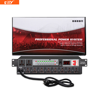 Secuenciador de Energía VS308 de 8+2 Tomas con Control de Temporización de Conmutación Secuencial, Pantalla LCD de Voltaje y Sistema de Interruptor de Circuito