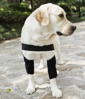 Support pour coudes et épaules de chien avec logo personnalisé, bandages pour les articulations du genou et du jarret, fibre douce et écologique