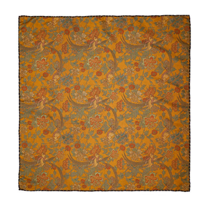 レディースシルクスカーフ卸売業者 カスタムロゴ 65*65 ジャカード織りシルクスカーフ スキニーラベル カスタムデザイン - Product Image 2