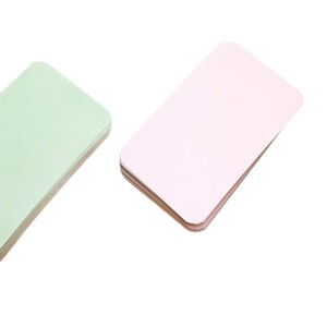 Blank <b>Note</b> Cards 100 Sheets 180g Pastel Colors For Messaging <b>Notes</b> Doodling Scrapbooking DIY Labels Flashcards - Product Image 5