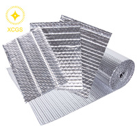 Rouleau d'isolation thermique réfléchissant en feuille double bulle 4/8 mm, barrière radiante pour bâtiments métalliques, entrepôts, toitures et murs