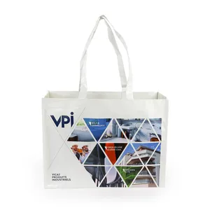 Wholesale Eco-Friendly Laminated PP Woven Shopping Bag With Reusable Handle Manufacturer's Premium Quality