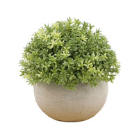 Pour l'approvisionnement exclusif transfrontalier : Plante verte artificielle hautement réaliste en pot, fausse fleur, ornements de bonsaï, accessoires de décoration intérieure en plastique, modèle YX