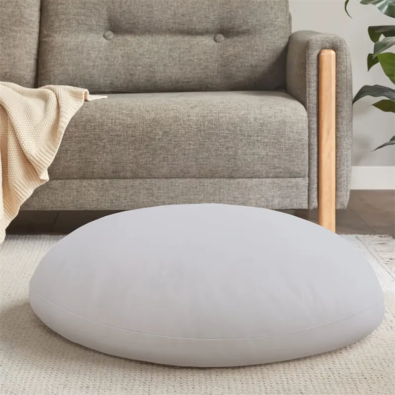 Inserto per cuscino da pavimento rotondo da 32 pollici cuscino da meditazione grande e spesso cuscini per sedili circolari e inserti per Pouf Memory Foam Add